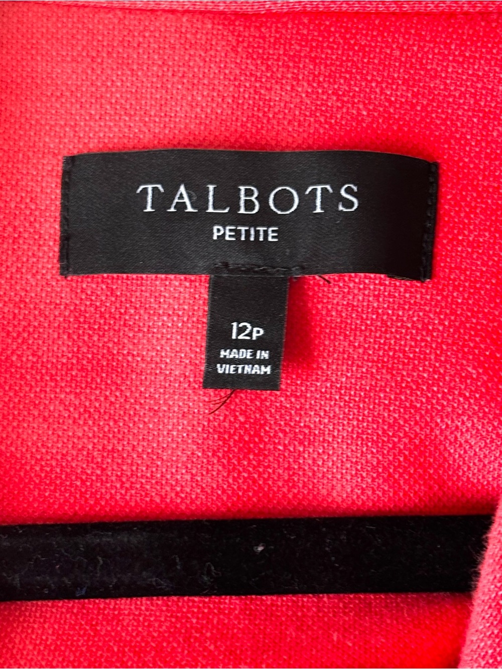 Talbots Single Button Blazer Coral Size 12P Petite Career Jacket - Picture 3 of 4